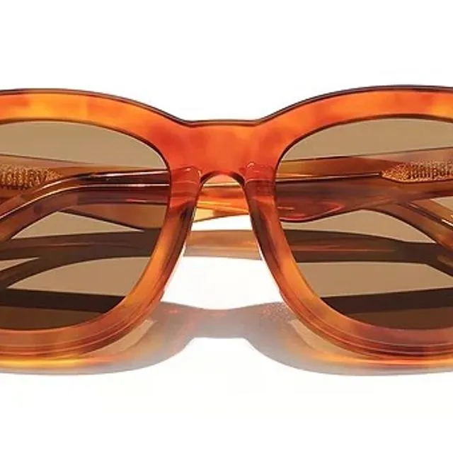 Juniper II - Light Brown Havana Butterfly Sunglasses - Brown
