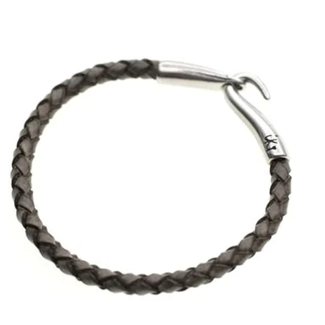 Bracelet Twist men dark grey