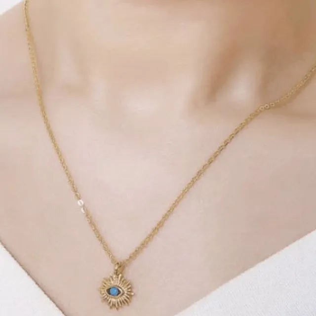 IRIS Necklace Turquoise