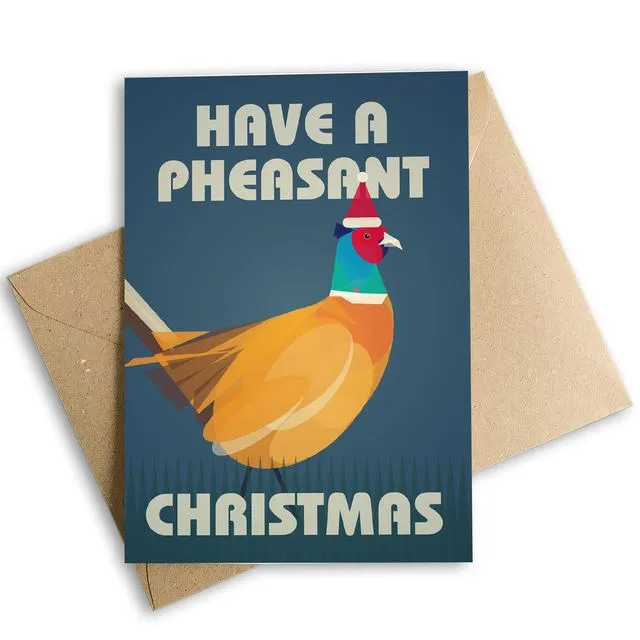 Have A Pheasant Christmas Card