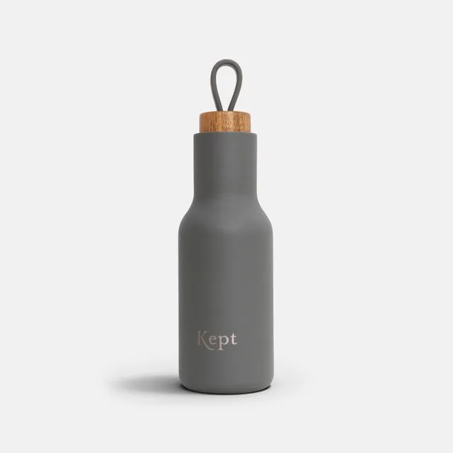 Slate Kept Stainless Steel Vacuum Insulated Reusable Water Bottle – 600ml