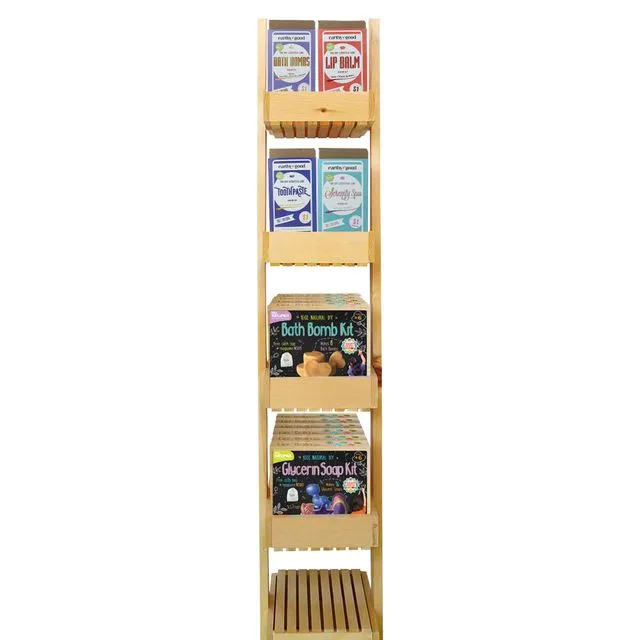 Can't Decide Promo with Wooden Display (48 Units- 24 Earthy Good & 24 Kiss Naturals Kits)