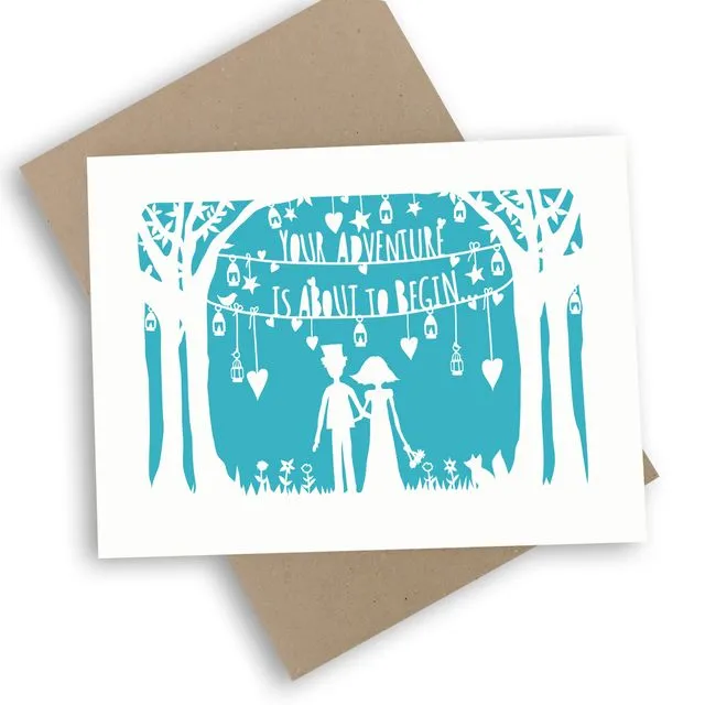 Papercut Style Greeting Card Pack x 12 Designs