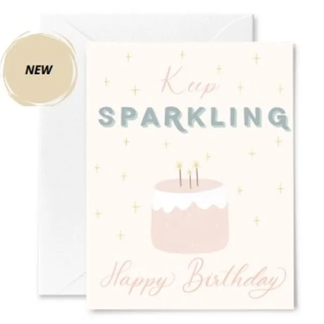 Keep Sparkling Card