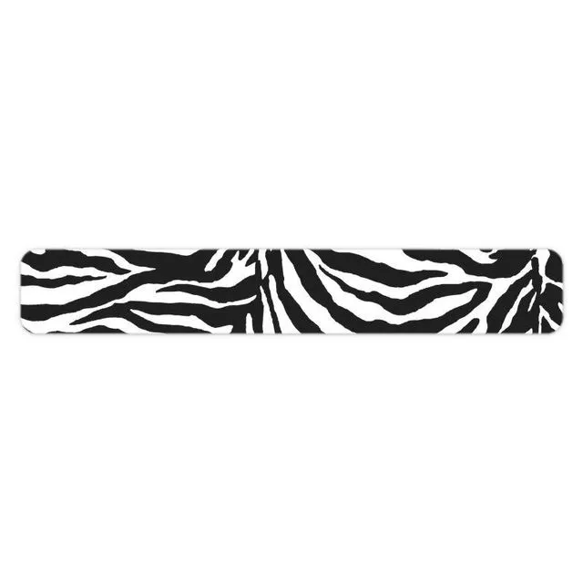 Black and white zebra pattern bracelet