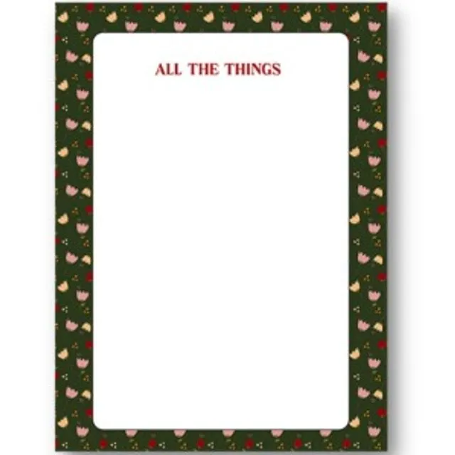 All The Things Notepad - Pack of 5