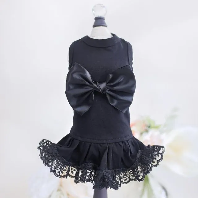 Ballerina Dog Dress: Black