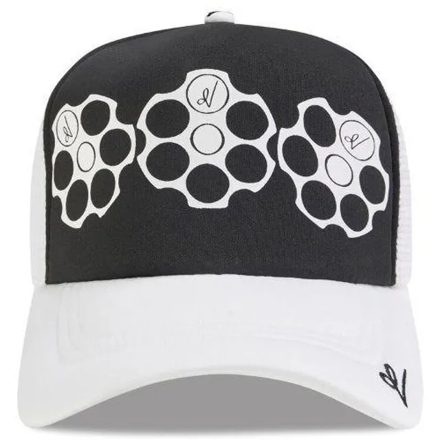 ROULETTE RUSSE [RUSSIAN ROULETTE] TRUCKER HAT AND BANDANA