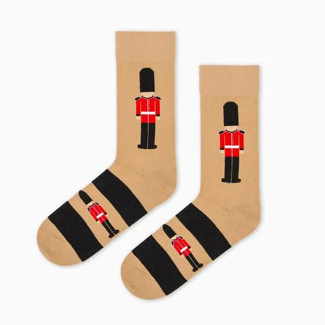 Queen’s Guard socks by Look Mate
