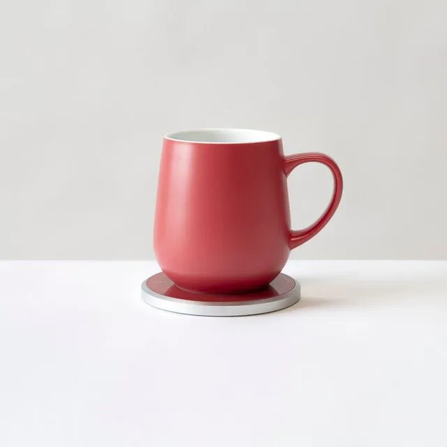 Ui Self Heating Mug Set - Coral Red