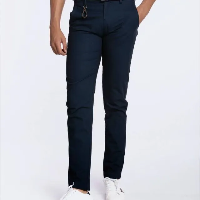 Casual Slim Trousers - Blue