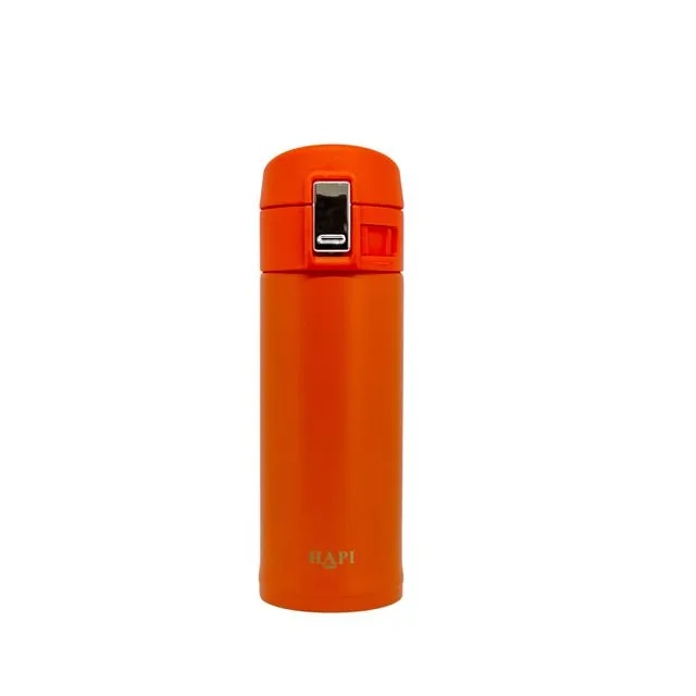 350ml Orange 100% Leakproof Stainless Steel Direct Drink Flask