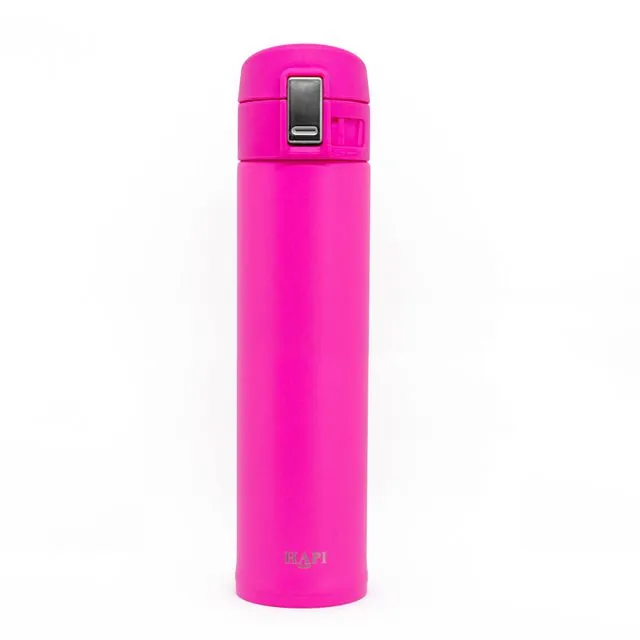 500ml Pink 100% Leakproof Stainless Steel Direct Drink Flask