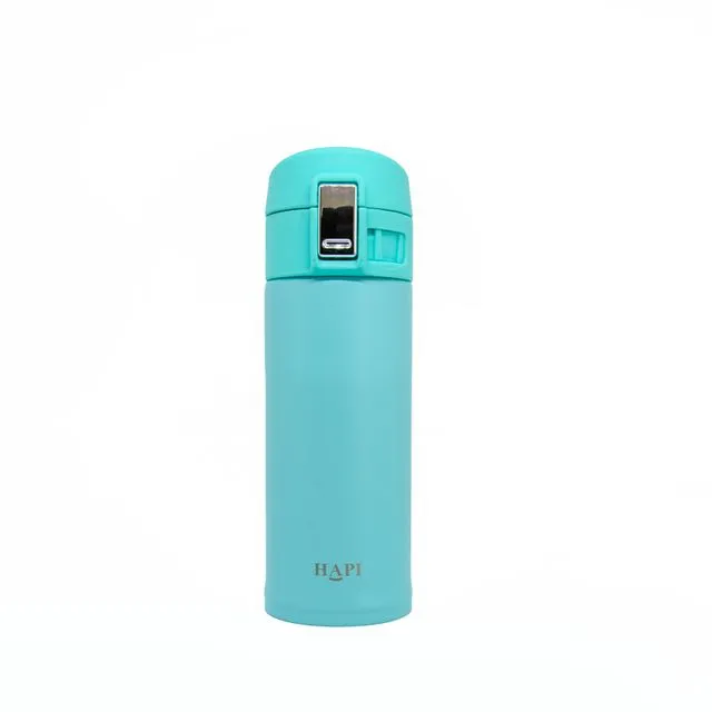 350ml Teal 100% Leakproof Stainless Steel Direct Drink Flask