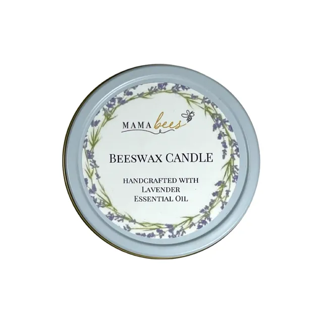 Mama's Lavender Infused Beeswax Candle
