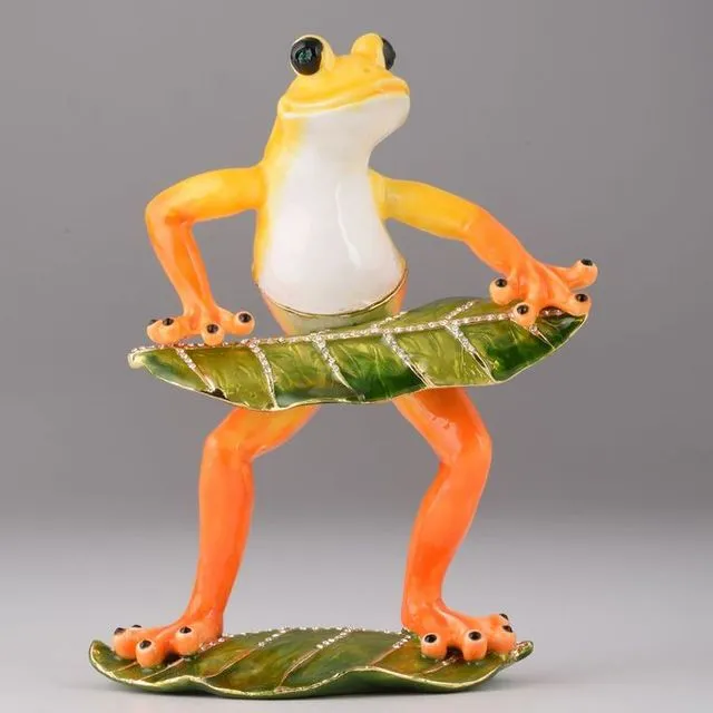 Frog Playing on Keyboards