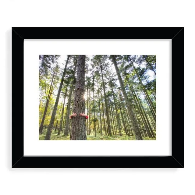 Treehugging Framed art print