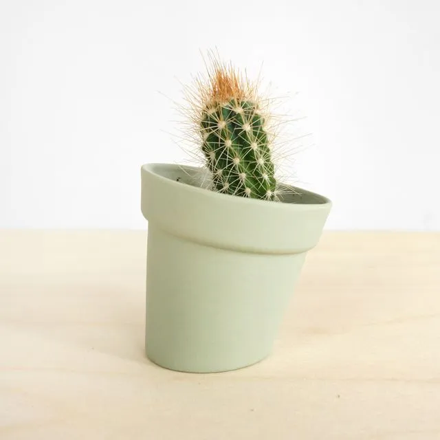 Distorted Flowerpot – Small - Green