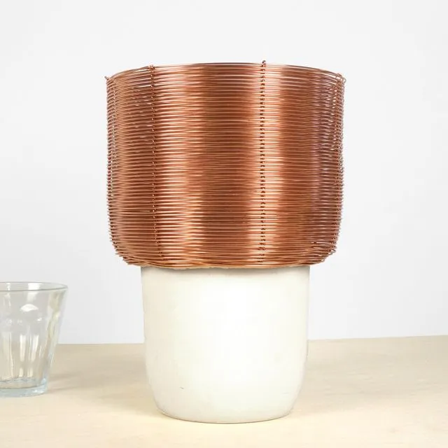 Copper Braided Table Lamp
