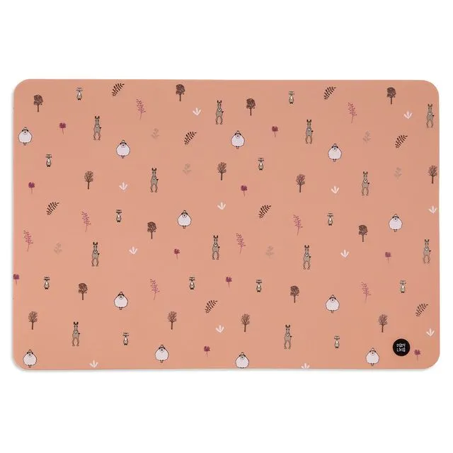 SILICONE TABLE MAT MUTED CLAY