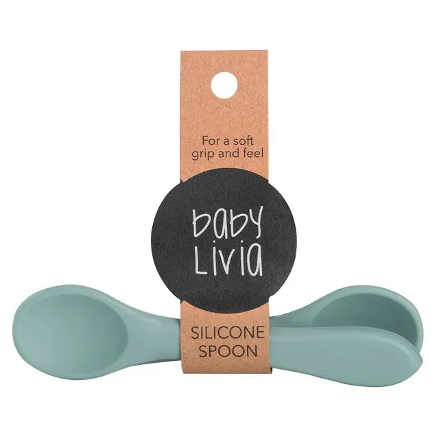 SILICONE SPOON 2-PACK BLUE SURF