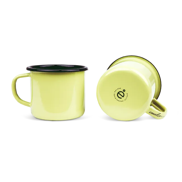 Pastel Green Enamel Coffee Mug | Plain B.