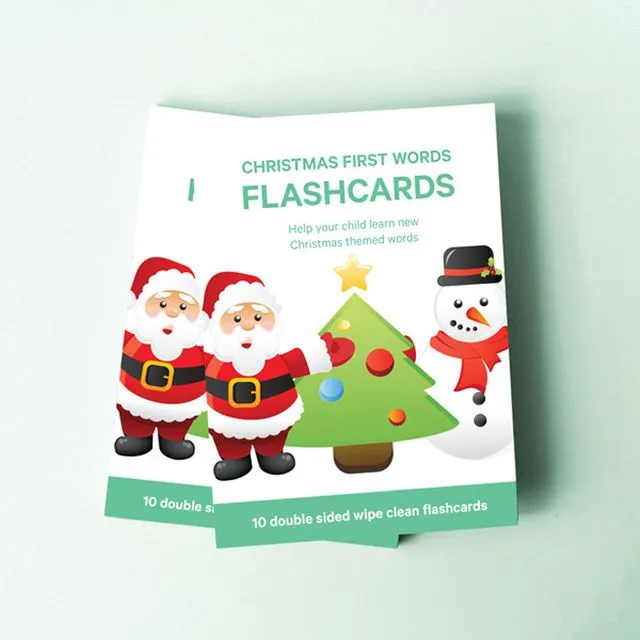 Chirstmas First Word Flashcards