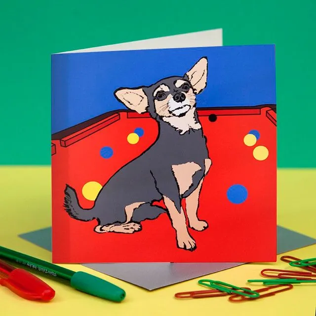 Chihuahua Greetings Card1