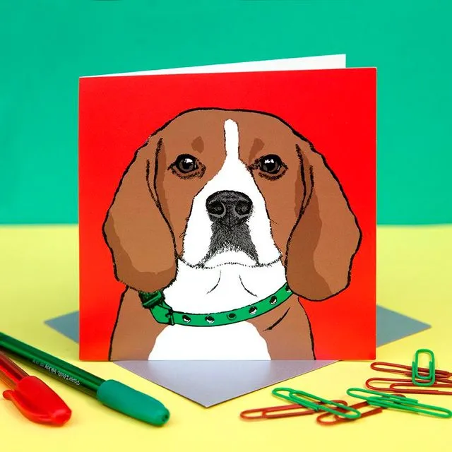 Beagle Greetings Card