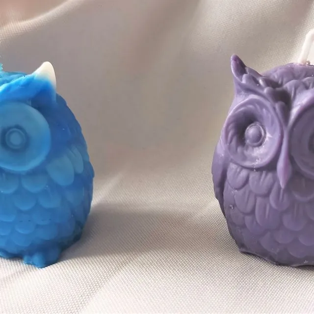 Owl Design Candle- Lavender