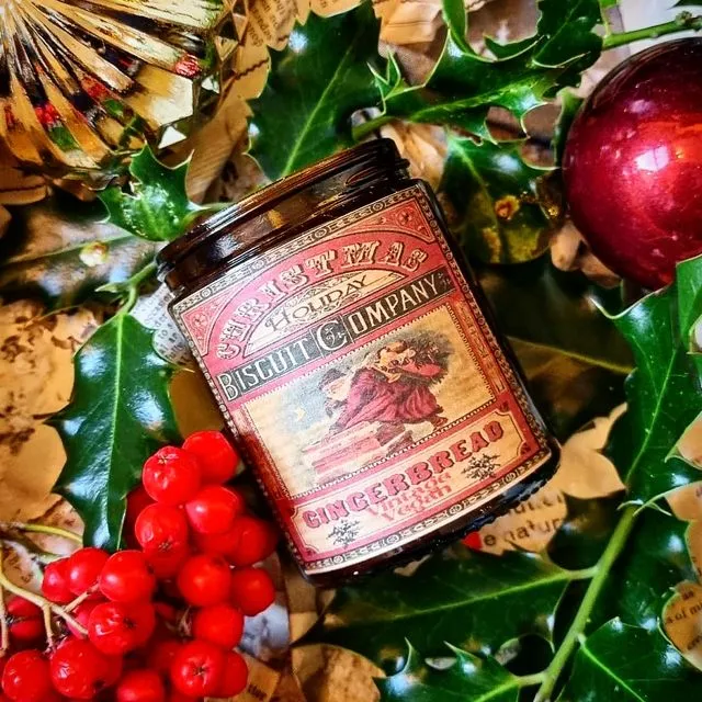 Gingerbread Vintage Christmas Soy Candle