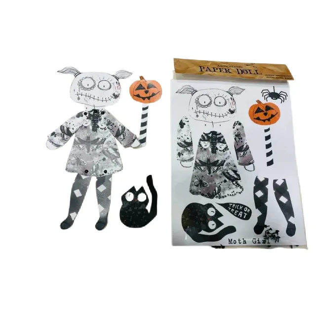Spooky Girl Paper Doll Kit