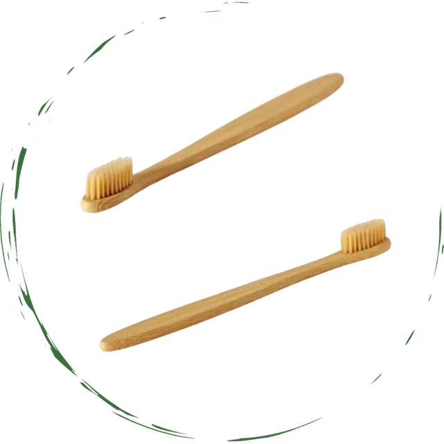 One Bamboo Toothbrush. Soft. Eco-Friendly