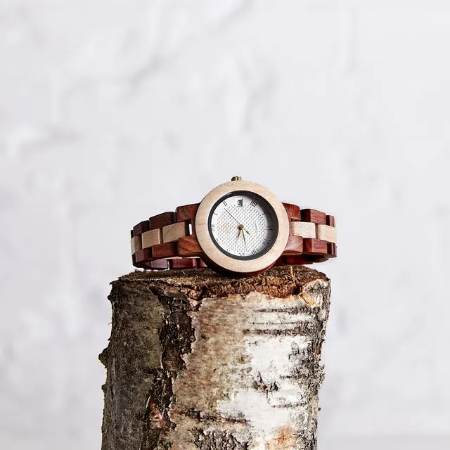 The Hazel - Handmade Natural Wood Wristwatch