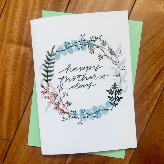 Floral Mother's Day Card by stonedonut design