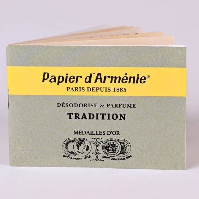 Papier d'Arménie Incense TRADITION French Armenian Papers - darmenie armenian papers Incense Booklets