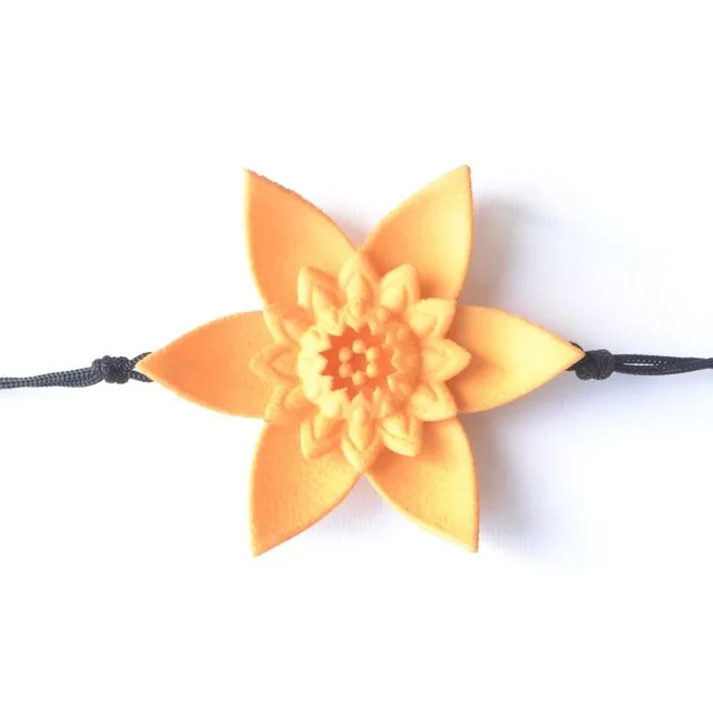 Flower Bracelet - Dahlia (Citrus)