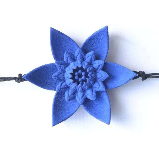 Flower Bracelet - Dahlia (Blue)