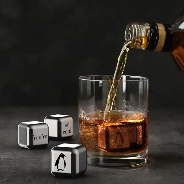 "You're So Cool" Ice Cubes/Whisky Stones