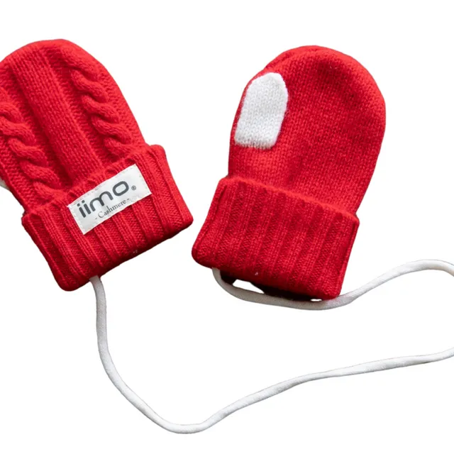 iimo cashmere glove - Red