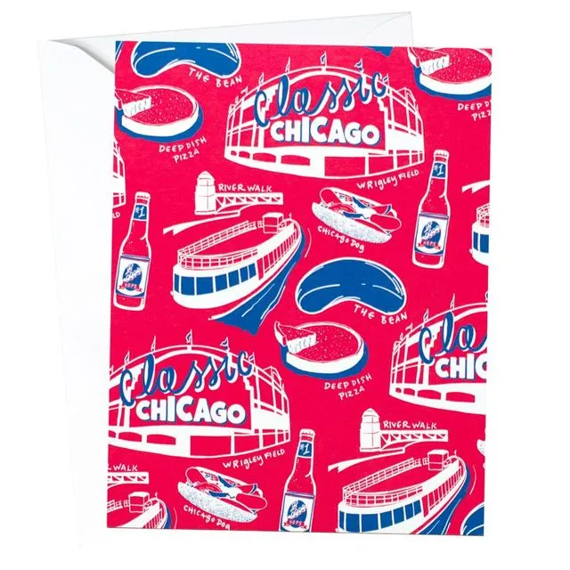 CHICAGO CARD - PACK OF 6