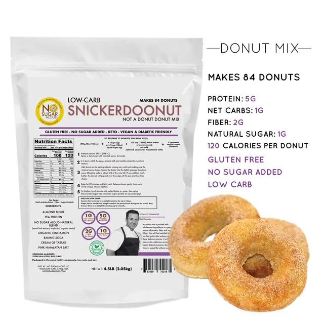 BULK - Low-Carb Snickerdoonut Donut Mix