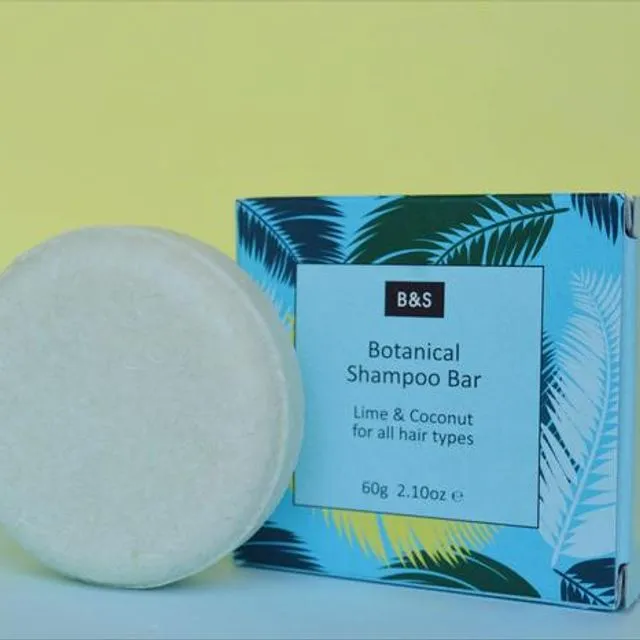 Lime & Coconut Shampoo Bar Boxed - Pack of 8