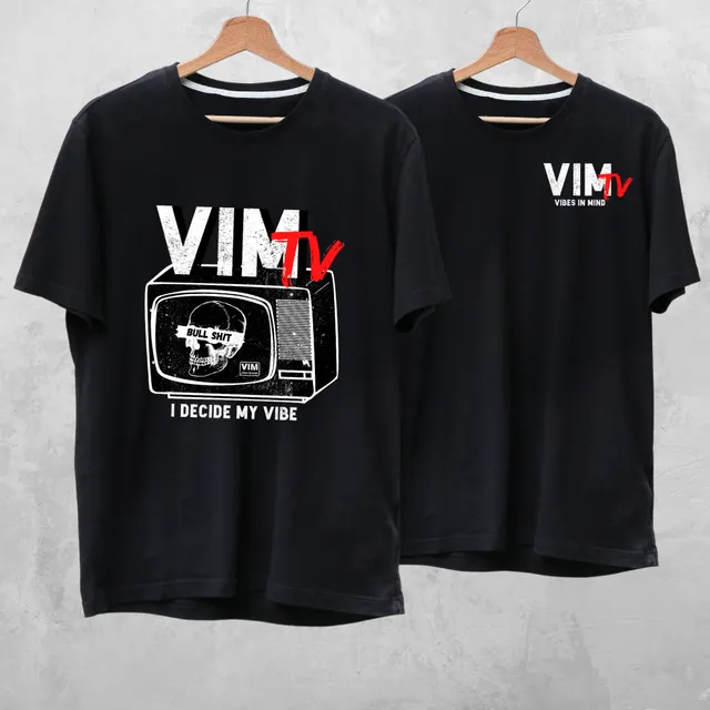 VIM TV T-Shirt | Black