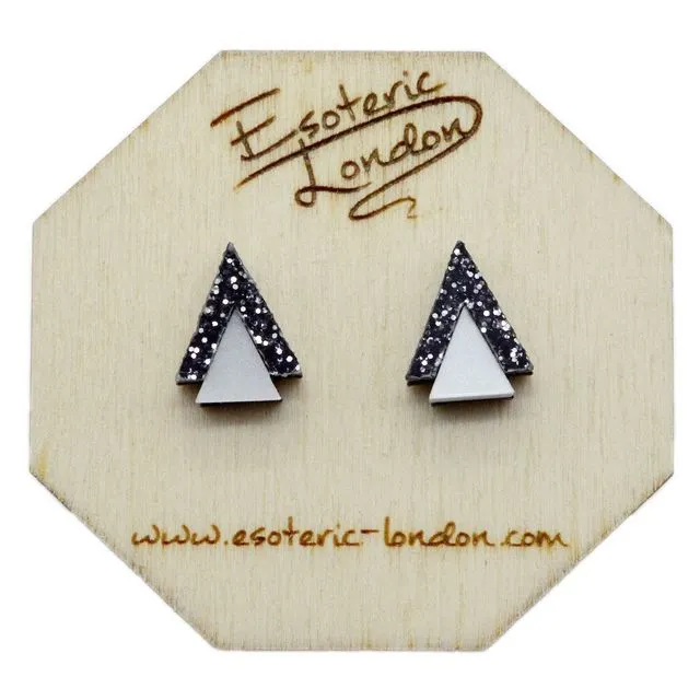 Geometric Stud Earrings (O)