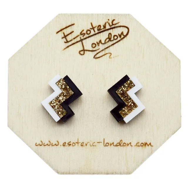 Geometric Stud Earrings (R)