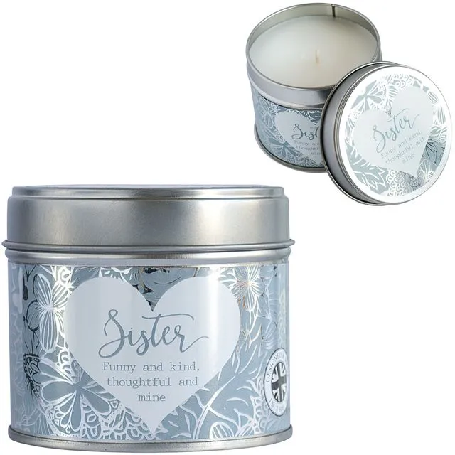 Said with Sentiment Candle in Tin - Sister
