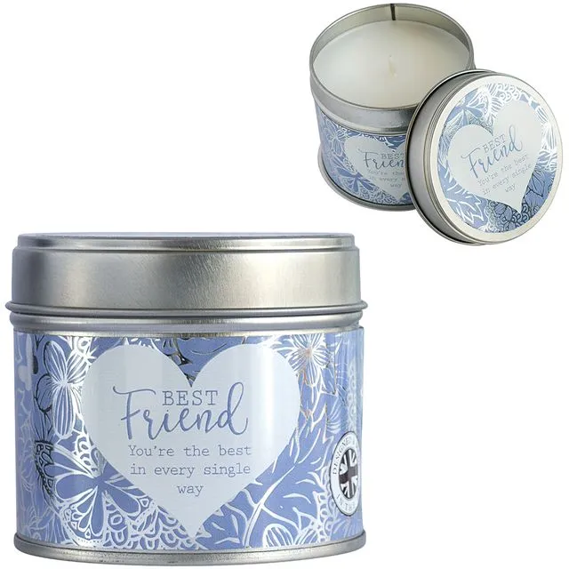Said with Sentiment Candle in Tin - Best Friend