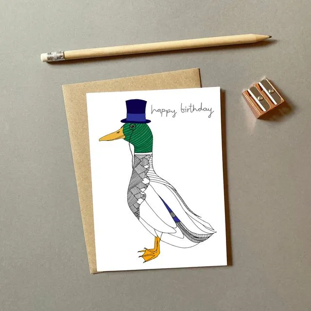 Duck - Birthday - Pack of 6
