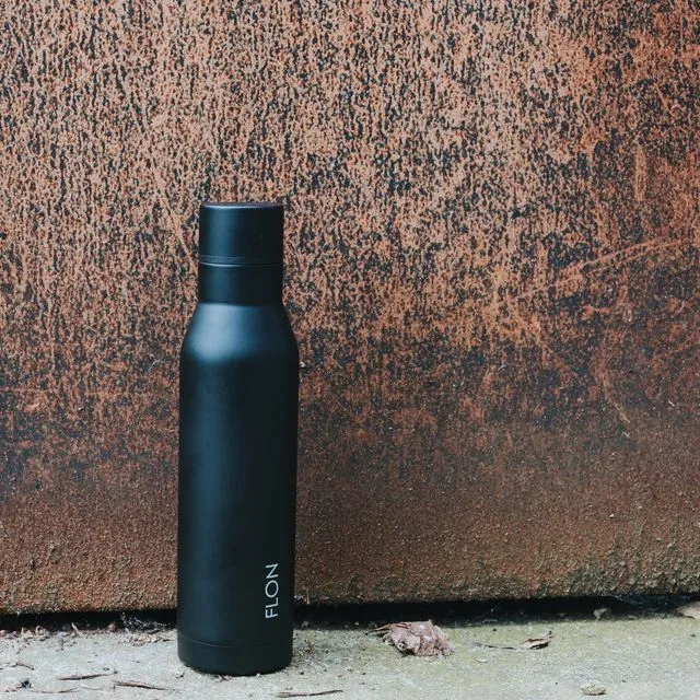 Insulated Reusable Water Bottle Black